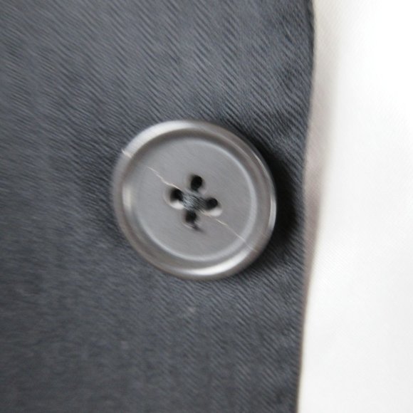 Brooks Brothers Wool Sport Coat Size 46R Vitale 1818 Regent Fit Black Peak - Picture 4 of 13